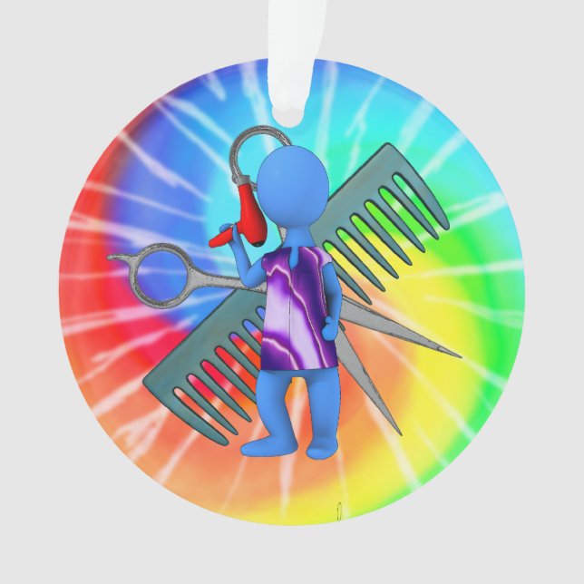 Ornamento Cabeleireiro (Frente)