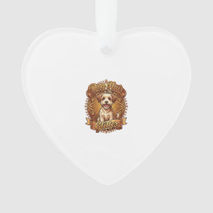 Ornamento Cabelo De Cachorro É Fita Dourada Fofa Brilhante_1