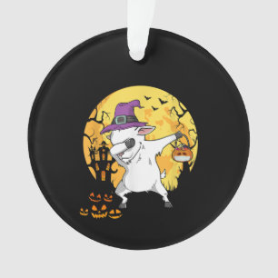 Ornamento Cabra Dabbing Bruxa Pumpkin Cachorro Engraçado Ha