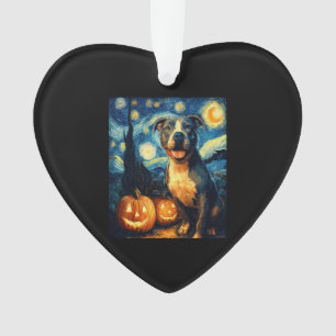 Ornamento Cachorro Americano Staffordshire Terrier Fofo de H