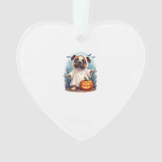 Ornamento Cachorro Bulldog Fantasma Boo