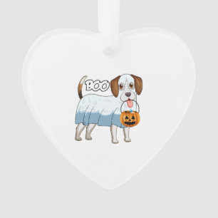 Ornamento Cachorro de Halloween Beagle Fantasma