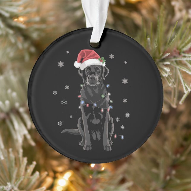 Ornamento Cachorro de Moletom com Luz de Árvore de Natal Lab (Árvore)