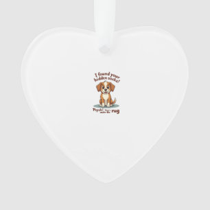 Ornamento Cachorro Engraçado Meias Escondidas Citação Cartoo