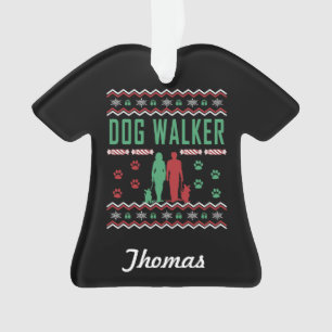 Ornamento Cachorro Personalizado Walker Feio