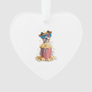 Ornamento Cachorro Pipoca � Cachorro da Noite de Cinema