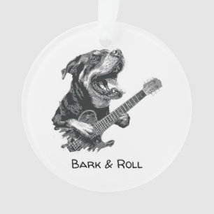 Ornamento Cachorro Rockstar de Guitarra – Animal de Música V