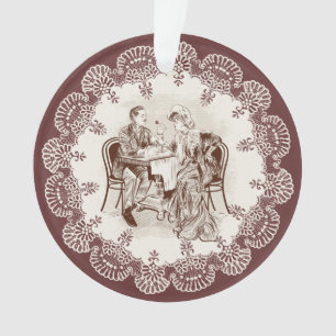 Ornamento café e amor