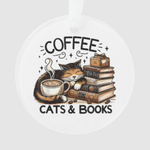 Ornamento Café Engraçado Livros Sobre Presentes Mulheres Ide