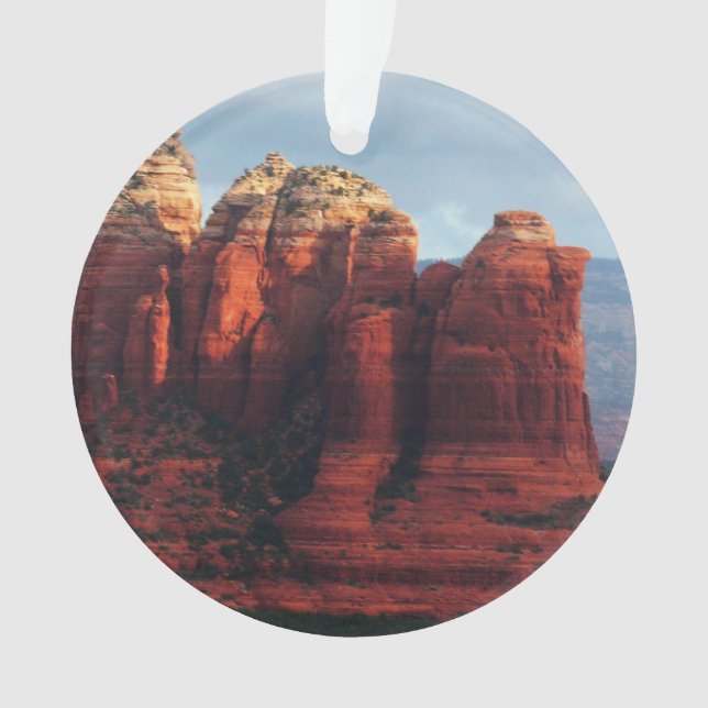 Ornamento Café Pot Rock Nublado em Sedona Arizona (Frente)