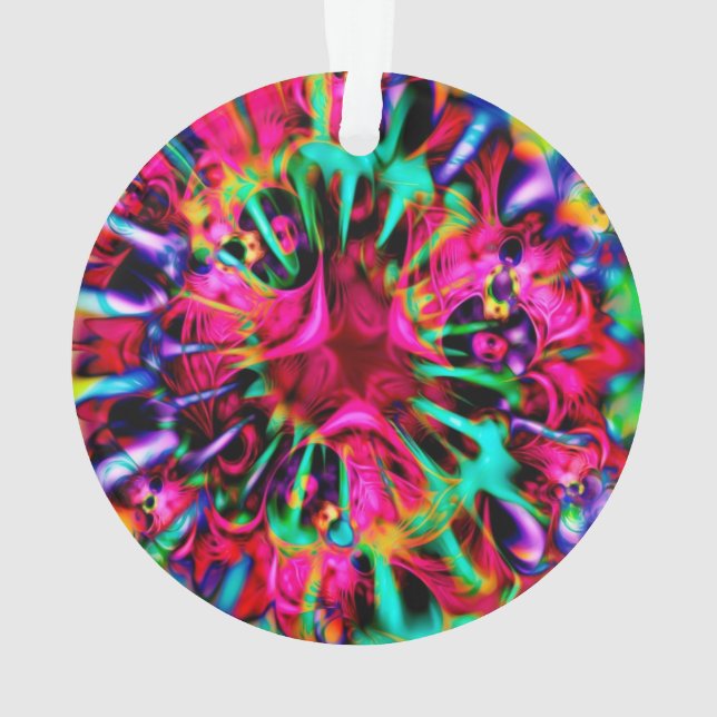 Ornamento Caleidoscópio Apofílise Arte Fractal - I (Verso)