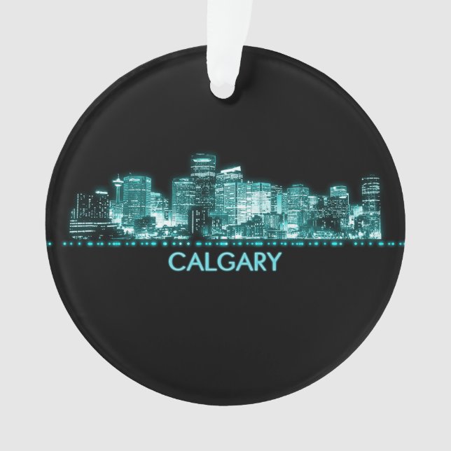 Ornamento Calgary Skyline (Frente)