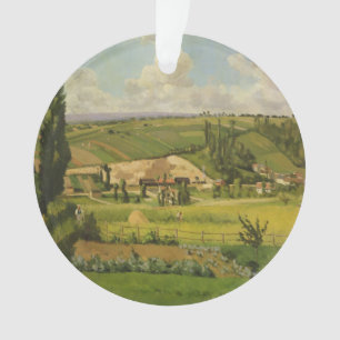 Ornamento Camille Pissarro Paysage Patis auxiliar,