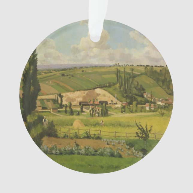 Ornamento Camille Pissarro | Paysage Patis auxiliar, (Frente)