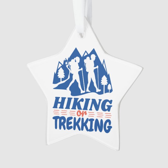Ornamento Caminho ou Trekking (Frente)