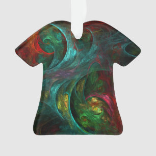 Ornamento Camisa acrílica Genesis Nova Abstrato Art