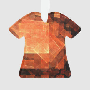 Ornamento Camisa Acrírica De Abstrato De Arte Leve Da Janela