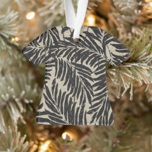 Ornamento Camisa Aloha de Linho Falso Kahanu Palms Havaiana