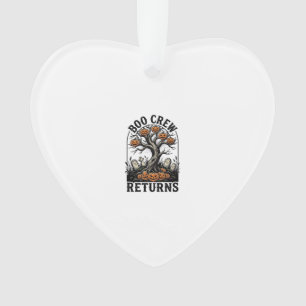 Ornamento Camisa da Árvore de Halloween Gráfico de Abóbora A