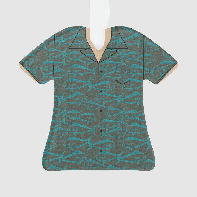 Ornamento Camisa de Aloha Havaiana  (Frente)