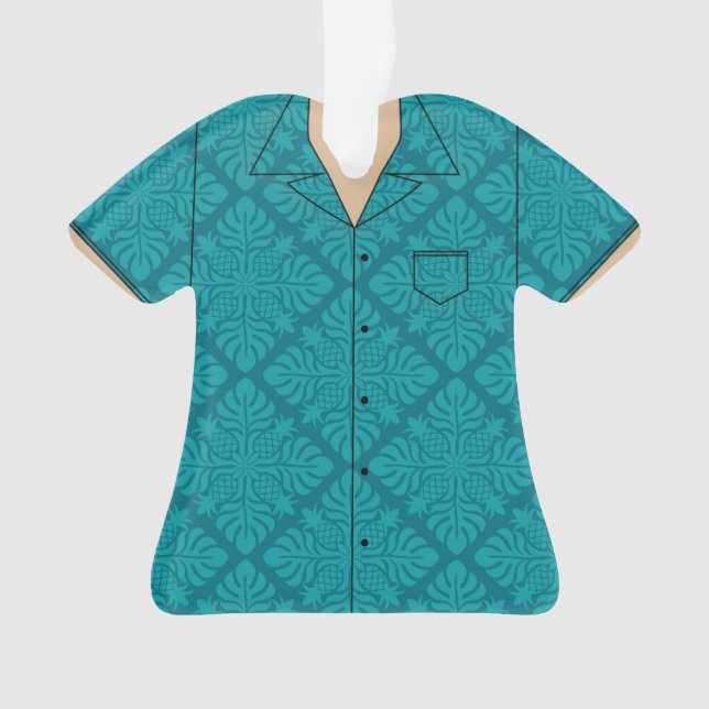 Ornamento Camisa de Aloha Havaiana  (Frente)