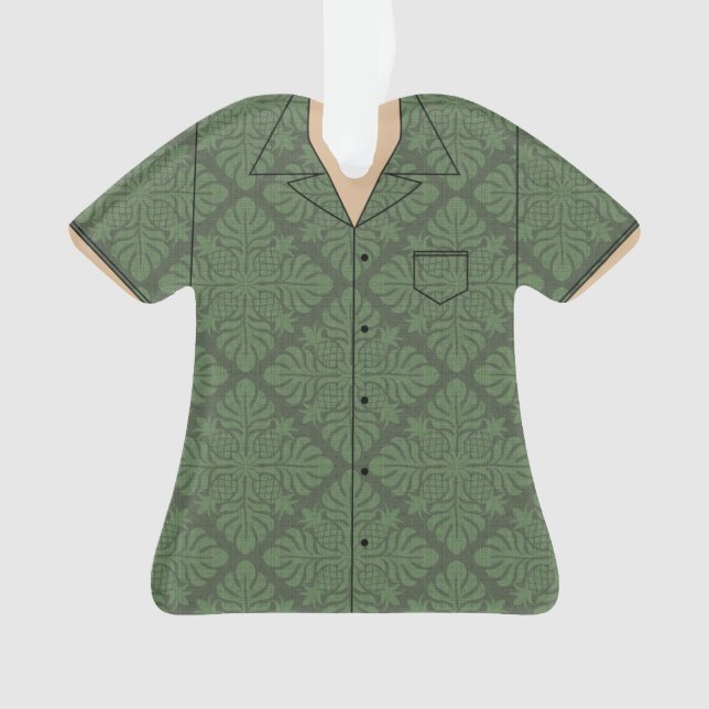 Ornamento Camisa de Aloha Havaiana  (Frente)