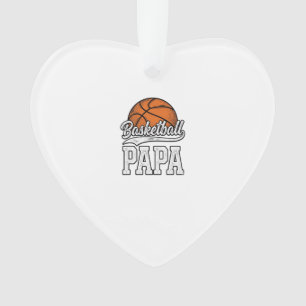Ornamento Camisa de Basquete Papa com Desenho de Gravura Vin