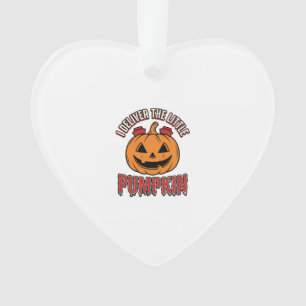 Ornamento Camisa de entrega de Halloween da enfermeira abóbo
