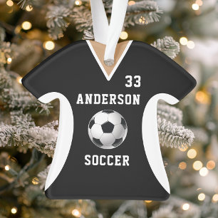 Ornamento Camisa de Futebol Uniforme de Equipe Esportiva Pre