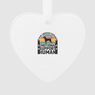 Ornamento Camisa de Humano de Suporte Emocional American Fox