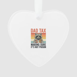 Ornamento Camisa do Papai Tax Raccoon Vintage Design de Cami