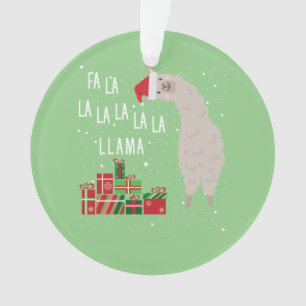 Ornamento Camisa Fa La Llama - Natal Llama