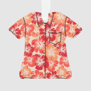 Ornamento Camisa floral havaiana do hibiscus épico Aloha