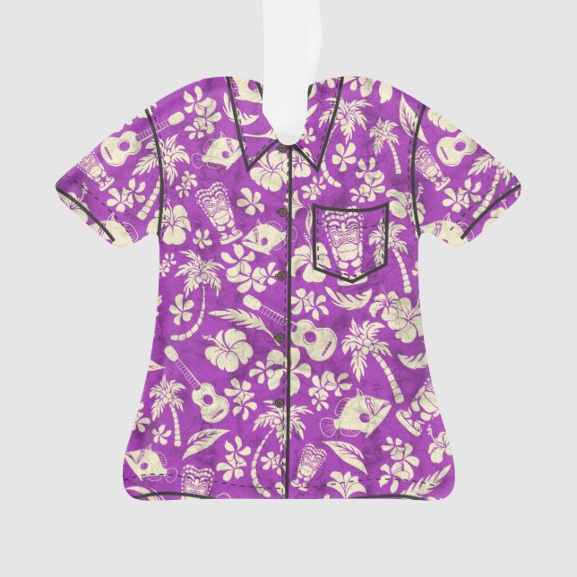 Ornamento Camisa Makapuu Beach Hawaik Aloha (Frente)