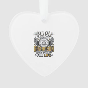 Ornamento Camisa Papa E Neto Melhor Amigo Para Sempre Desenh