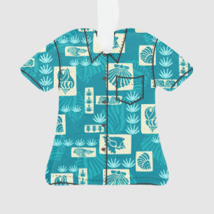 Ornamento Camisa submarina havaiana dos escudos da baía de