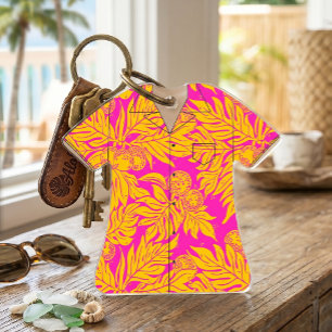 Ornamento Camisa temática do Havaí em acrílico
