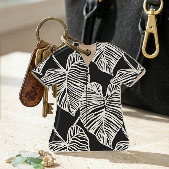 Ornamento Camisa temática do Havaí em acrílico (Criador carregado)