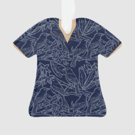 Ornamento Camisa temática do Havaí em acrílico