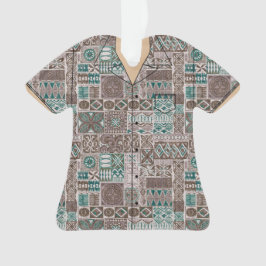 Ornamento Camisa temática do Havaí em acrílico para lembranç
