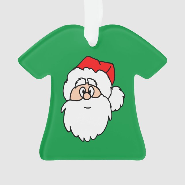 Ornamento Camisa verde papai noel (Frente)