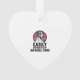 Ornamento Camisa Vintage Jack Russell Terrier Facilmente Dis