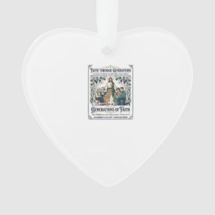 Ornamento Camiseta Árvore Genealógica de Jesus Desenho Basea