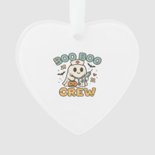 Ornamento Camiseta Boo Boo Crew � Enfermeira de Halloween Fa