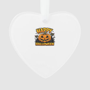 Ornamento Camiseta Clássica de Halloween de Gato Preto_2