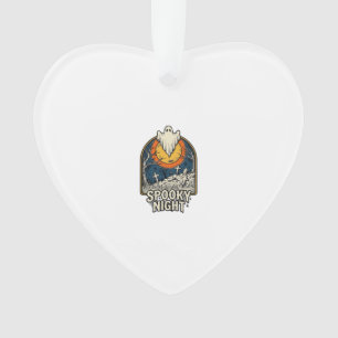 Ornamento Camiseta com Gravura de Cemitério de Fantasmas do
