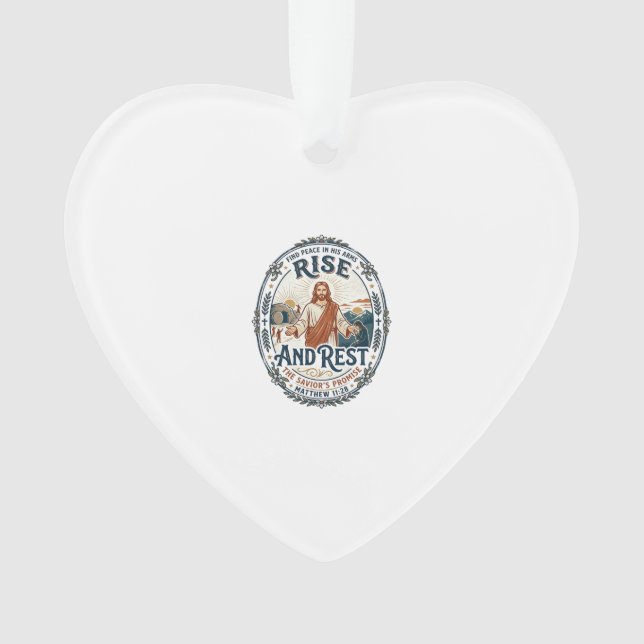 Ornamento Camiseta Comunitária Jesus Sourdough Bread Baseada (Frente)