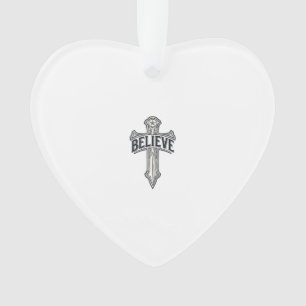 Ornamento Camiseta Cristã Âncora da Minha Alma Jesus Cristo