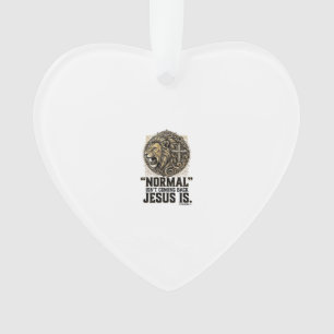Ornamento Camiseta Cristã Cruz do Leão Jesus Está Voltando