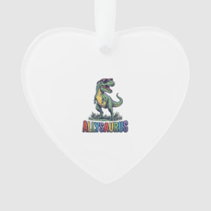 Ornamento Camiseta de óculos de sol de dinossauro Allysaurus